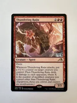 Thundering Raiju - MTG Kamigawa: Neon Dynasty - NM - Image 1