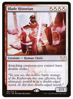 MTG - 1 x Blade Historian - Rare Human Cleric - Strixhaven (STX) - M/NM - Image 1