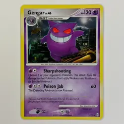 Gengar 17/99 Arceus Regular Rare 2009 Vintage Pokemon TCG (LP) - Image 2