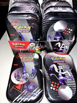 Pokemon Black Bolt And White Flare Mini Tin Sealed (x1 Random Art) - Image 1