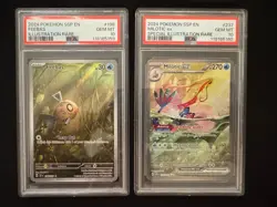 Sequential Pokemon Surging Sparks SSP 2024 #198 Feebas #237 Milotic Ex PSA 10 - Image 1