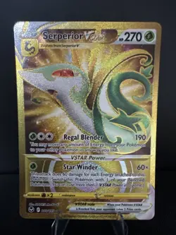Pokemon TCG Serperior VSTAR (Secret) 210/195 - Silver Tempest Holo NM - GM - Image 1