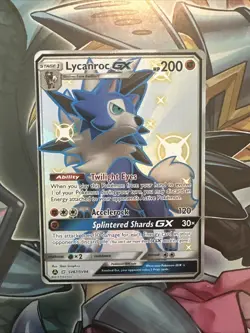 Pokemon Lycanroc GX SV67/SV94 Sun & Moon Hidden Fates Shiny Vault Mint - Image 1
