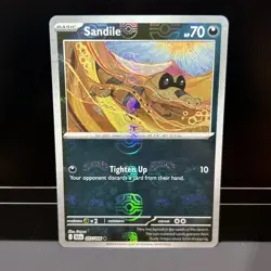 Pokemon TCG Sandile (Master Ball Pattern) - 057/086 - Black Bolt - Image 1