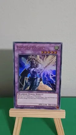Yugioh Invoked Raidjin BLAR-EN081 Ultra Rare Battles Of Legend: Armageddon - Image 1