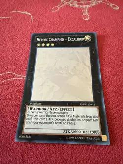 YuGiOh Heroic Champion - Excalibur (Ghost Rare) REDU-EN041 1st Edition NM - Image 2