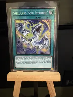 Yugioh! 1x Spell Card "Soul Exchange" MP25-EN007 Starlight Rare 1st Ed NM - Image 1