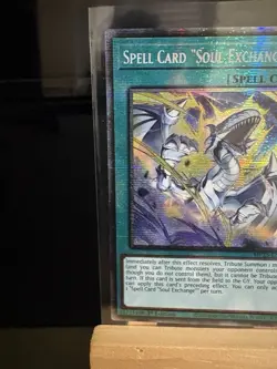Yugioh! 1x Spell Card "Soul Exchange" MP25-EN007 Starlight Rare 1st Ed NM - Image 2