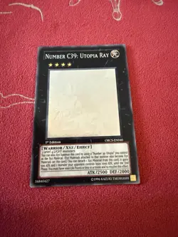 YuGiOh Number C39: Utopia Ray (Ghost Rare) ORCS-EN040 Order of Chaos 1st Edition - Image 2