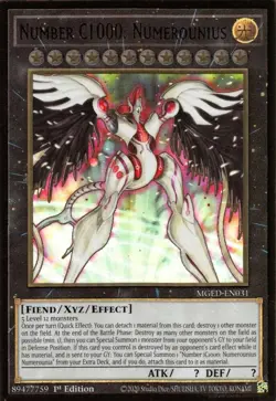 MGED-EN031 Number C1000: Numerounius Premium Gold Rare UNL Edition NM YuGiOh TCG - Image 1