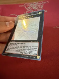 YuGiOh Divine Dragon Knight Felgrand (Ghost Rare) SHSP-EN056 1st Edition - Image 3
