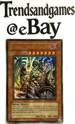 YUGIOH - REIGN-BEAUX OVERLORD OF DARK WORLD - ULTRA RARE - EXCELLENT STON-EN017 - Image 1