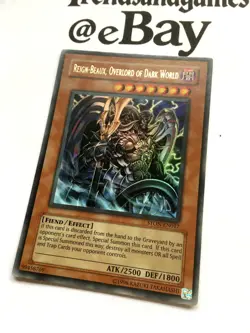 YUGIOH - REIGN-BEAUX OVERLORD OF DARK WORLD - ULTRA RARE - EXCELLENT STON-EN017 - Image 3
