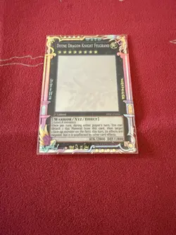 YuGiOh Divine Dragon Knight Felgrand (Ghost Rare) SHSP-EN056 1st Edition - Image 1