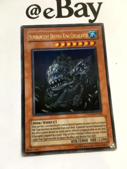 YUGIOH - SUPERANCIENT DEEPSEA KING COELACANTH - UNLIM - ULTIMATE - PTDN-EN034 - Image 2