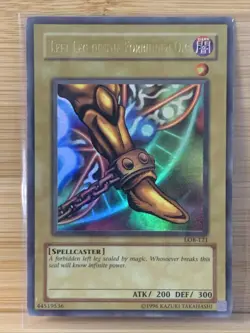 Left Leg Of The Forbidden One LOB-121 Ultra Rare Yugioh Card - Image 1