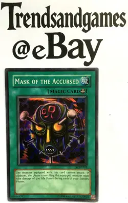 YUGIOH - MASK OF THE ACCURSED - SUPER RARE - EXCELLENT - LON-019 - LABYRINTH OF - Image 1