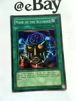 YUGIOH - MASK OF THE ACCURSED - SUPER RARE - EXCELLENT - LON-019 - LABYRINTH OF - Image 2