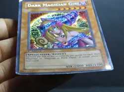 1st Edition Dark Magician Girl Yugioh Card (Played) - Image 2