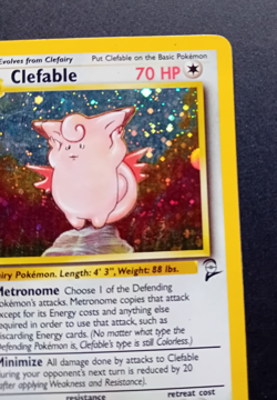 Pokemon Cards: Base set 2 Holo Rare: Clefable 5/130 - Image 5