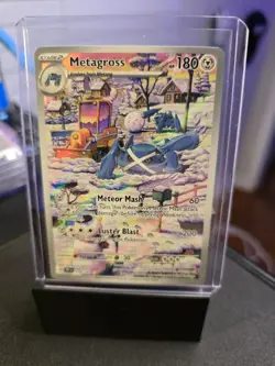 NM Metagross 178/162 Temporal Forces Illustration Rare Holo Pokemon Card - Image 1