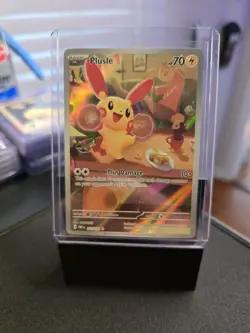 Pokemon Card Plusle 193/182 Paradox Rift Illustration Rare Near Mint - Image 1