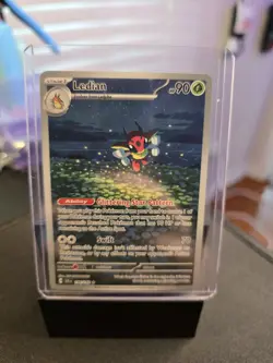 Ledian 144/142 Pokemon TCG Sv07: Stellar Crown Holo Card NM Condition - Image 1