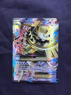 Pokemon Cards: Steam Siege Ultra Rare Full Art: Mega Steelix EX 109/114 - Image 1