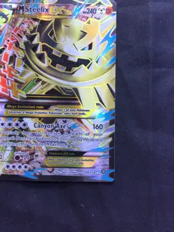 Pokemon Cards: Steam Siege Ultra Rare Full Art: Mega Steelix EX 109/114 - Image 4