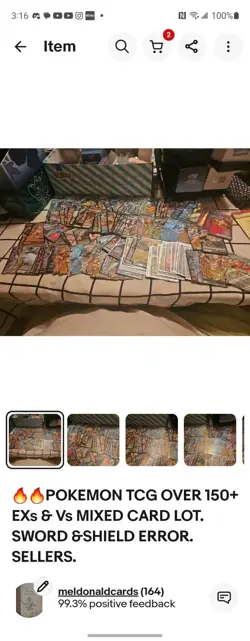 Pokemon TCG 400+ Vs & EXs In mixed Card Lot. Sword And Shield Era. Large Sellers - Image 4