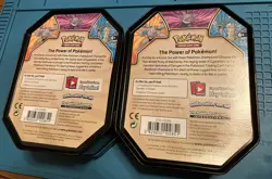 Pokemon Gyarados & Machamp Card Tin Containers EMPTY - Image 2