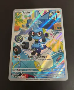 Riolu 215/198 Sv01: Scarlet & Violet Base Set Holo TCG Pokemon Card NM - Image 3