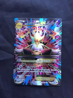Pokemon Cards: Fates Collide Ultra Rare Full Art: Mega Alakazam EX 118/124 - Image 1