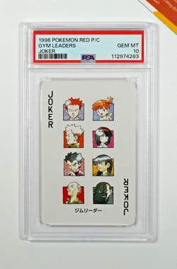 Pokemon PSA 10 Gym Leader Joker Poker Cards Red Version 1996 Japanese - Image 1