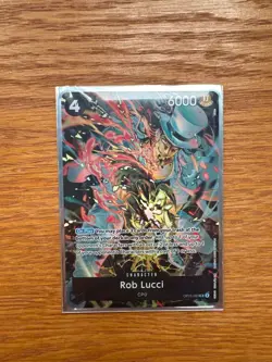 Rob Lucci OP05-093 Illustration Box EX Promo One Piece Card English - Image 1