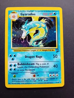 Pokemon Cards: Base set 2 Holo Rare: Gyarados 7/130 - Image 1