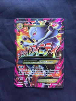Pokemon Cards: Breakthrough Ultra Rare Full Art: Mega Mewtwo EX 160/162 - Image 1