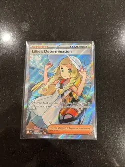 Pokemon TCG Mega Evolution Lillie’s Determination Full Art Trainer Card 169/132 - Image 1