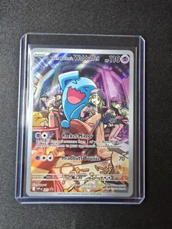 Pokemon Team Rocket's Wobbuffet 203 Sv: Scarlet & Violet Promo Cards Holo - Image 1