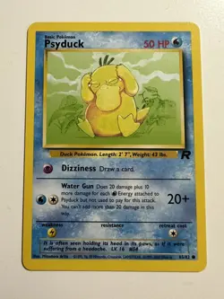 PSYDUCK 65/82 Pokemon Card Team Rocket Set - WOTC 2000 - NM/MINT REAL PICS - Image 1