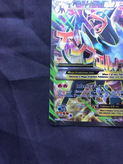 Pokemon Cards: Breakthrough Ultra Rare Full Art: Mega Houndoom EX 154/162 - Image 5
