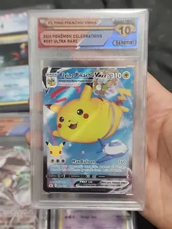 Pokemon graded Card LOT CGC DGS Flying Pikachu Vmax 10 Melmetal Vmax Garbodor - Image 2