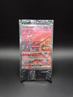 Pokemon TCG Mew EX SVP Blackstar 151 Promo Card 053 Scarlet & Violet Sealed - Image 1