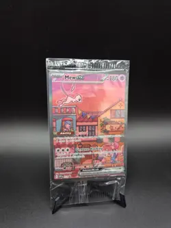 Pokemon TCG Mew EX SVP Blackstar 151 Promo Card 053 Scarlet & Violet Sealed - Image 2