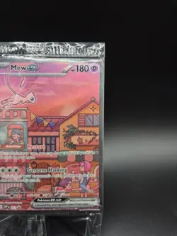 Pokemon TCG Mew EX SVP Blackstar 151 Promo Card 053 Scarlet & Violet Sealed - Image 5