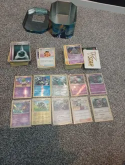 Older Pokemon Card Collection! 265 Cards Plus More! Tin, Joblot, Bulk, Retro - Image 1