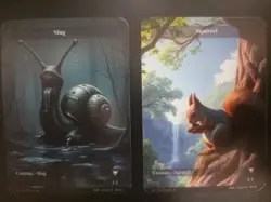 Slug / Squirrel Token EDH Digital Arts Tokens MTG Magic The Gathering - Image 1
