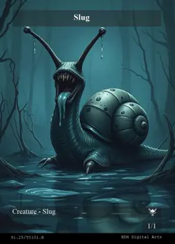 Slug / Squirrel Token EDH Digital Arts Tokens MTG Magic The Gathering - Image 2