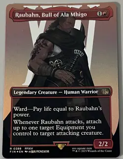 MTG Final Fantasy Raubahn Legendary Creature RARE FOIL #0388 - Image 1