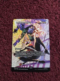Relentless Assault 0025 Regular Borderless Marvels Spider-Man - Image 1